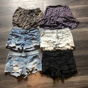 6 Pairs of American Eagle shorts